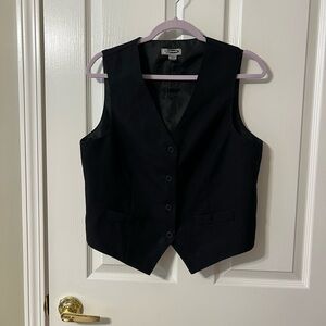 Black Tailored Vest